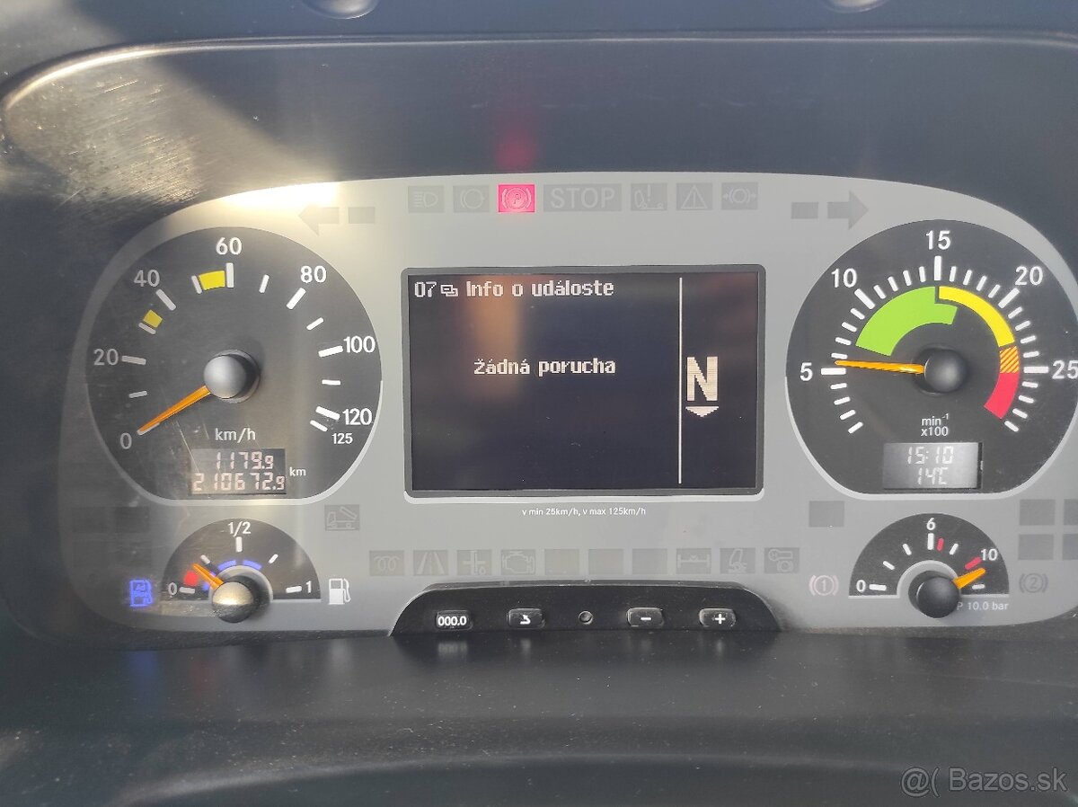 MERCEDES Actros 1841 / 4x4 / sklápěč S3 / Euro 5 / 210 tkm - 14