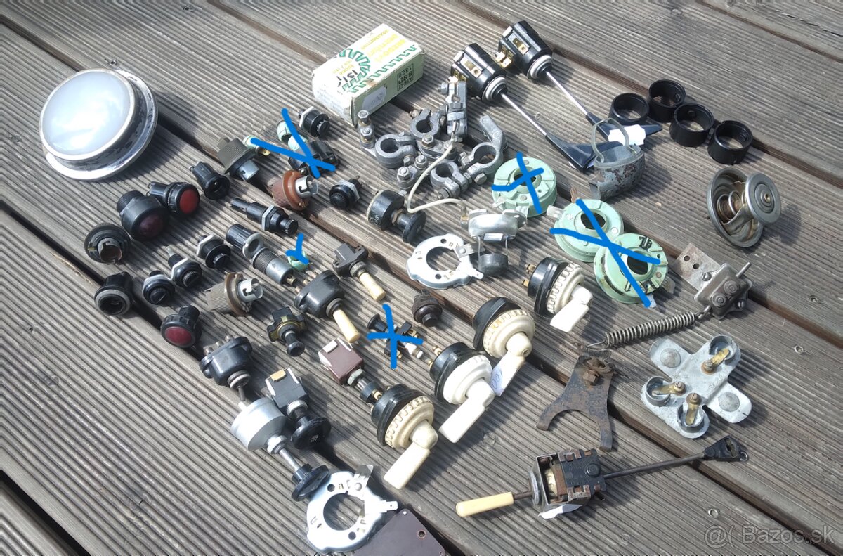 Predám zmes náhradných dielov na veteránske vozidlá ŠKODA - 14