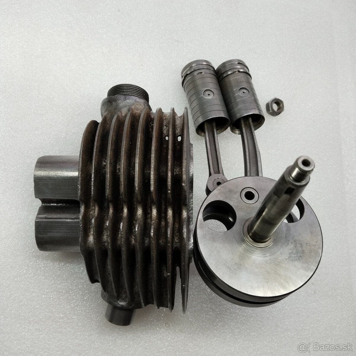 MANET 90 VÁLEC & KLIKA KLIKOVKA KLIKOVÁ HŘÍDEL & PÍSTY ORIG. - 14