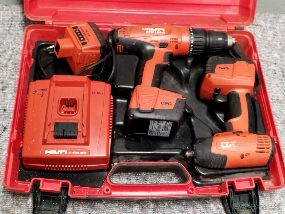 Hilti SFH 144-A SID 144-A skrutkovac s príklepom a razovy - 14