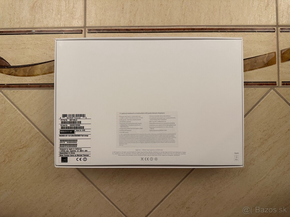 Apple MacBook Air 11- palcový TOP stav - 14