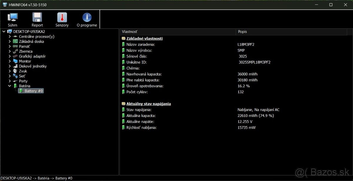 Lenovo V155-15API /AMD Athlon 300U/8GB RAM/FHD/256GB SSD - 14