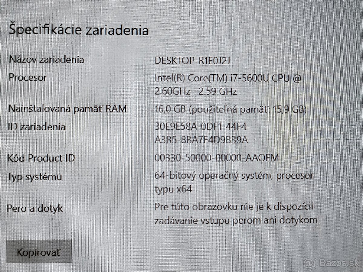 Dell latitude E5550 - 14
