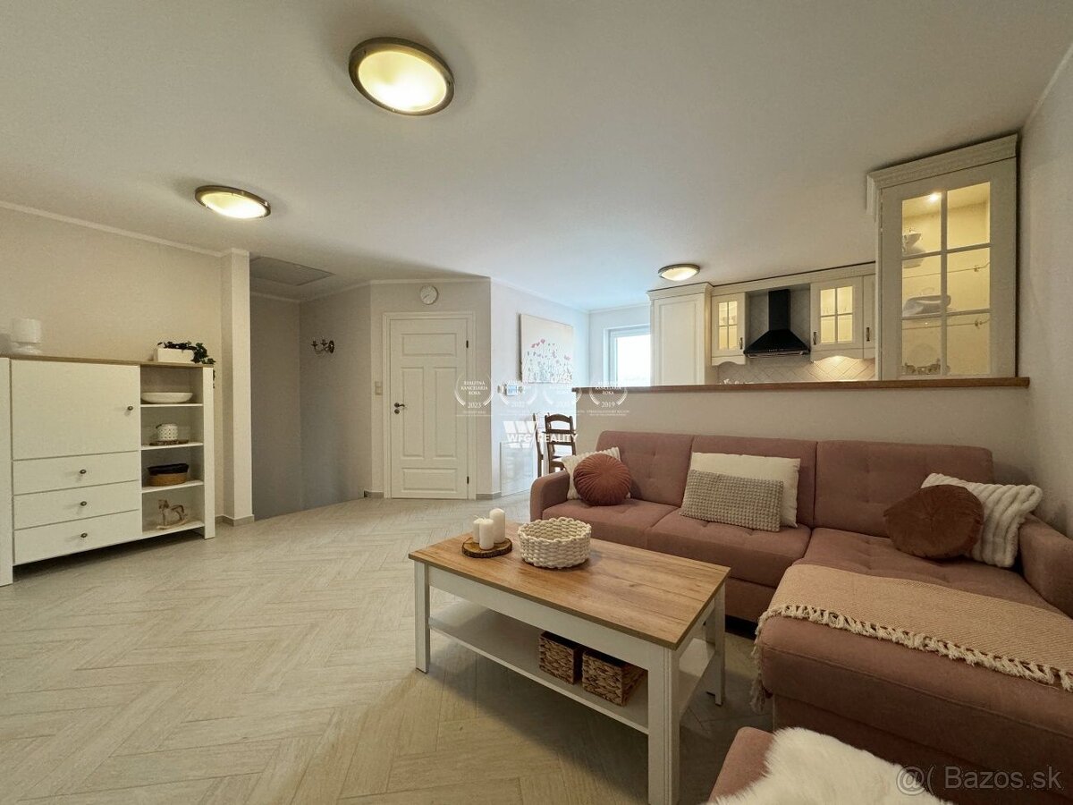 Na prenájom 3-izbový, zariadený byt v novej nádstavbe v KNM - 14