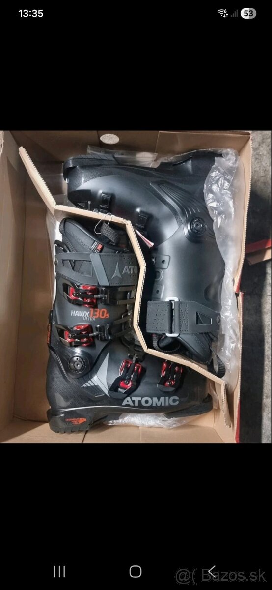 Predám lyžiarky Atomic Hawx Ultra 130S veľ.38 - 14