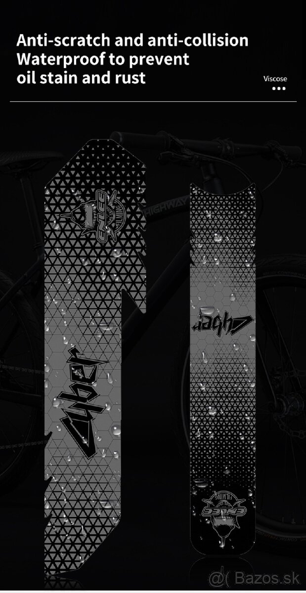 Nové ochranné nálepky na rám bicykla - 14