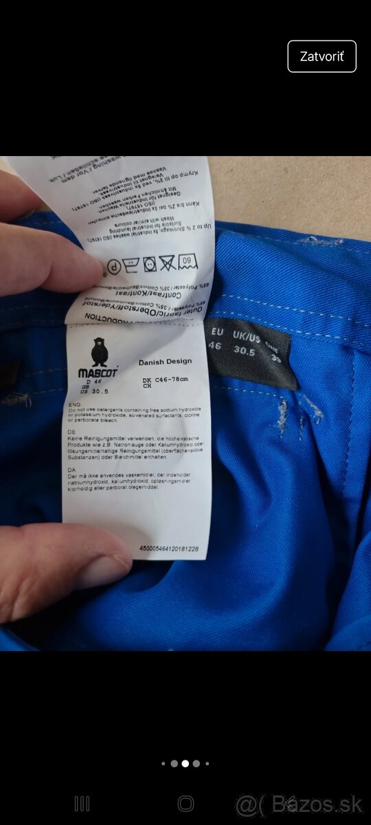 Pracovné rukavice. Mascot - 14