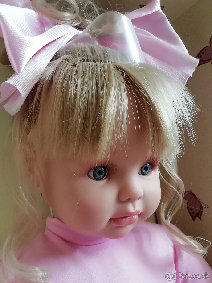 Bábika v ružovej mašličke - 14