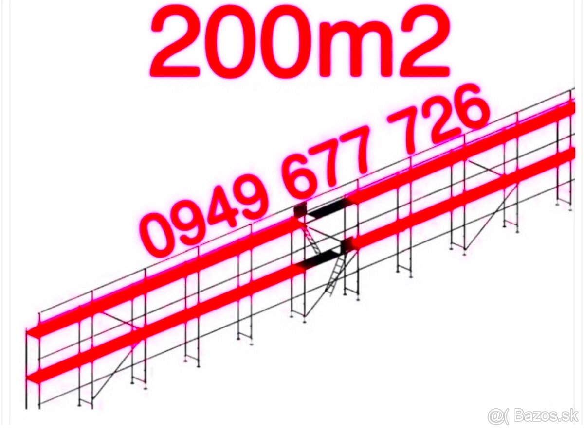 Predám LEŠENIE • FASÁDNE LEŠENIE PLETTAC NOVÉ - 14