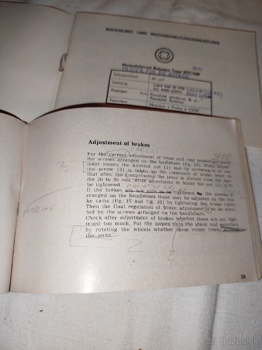 Jawa ,Vzacne - navod - 14