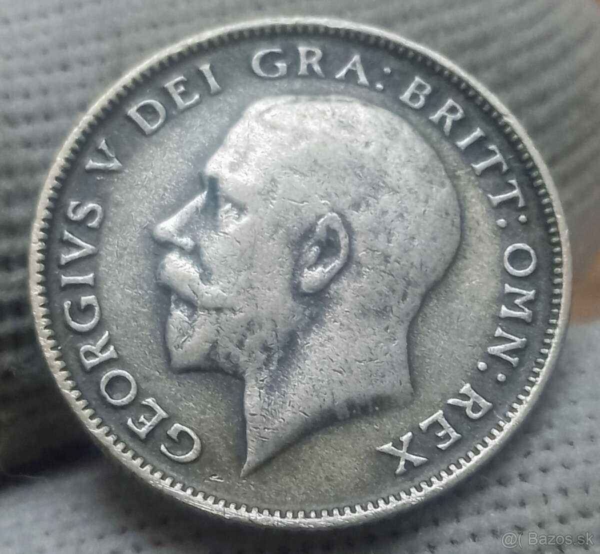 Strieborné 6 pence. - 14