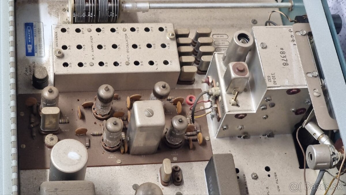 PRÍJÍMAČ HEATHKIT SB-310 + SB-600 》VYROBENÉ V USA - 14