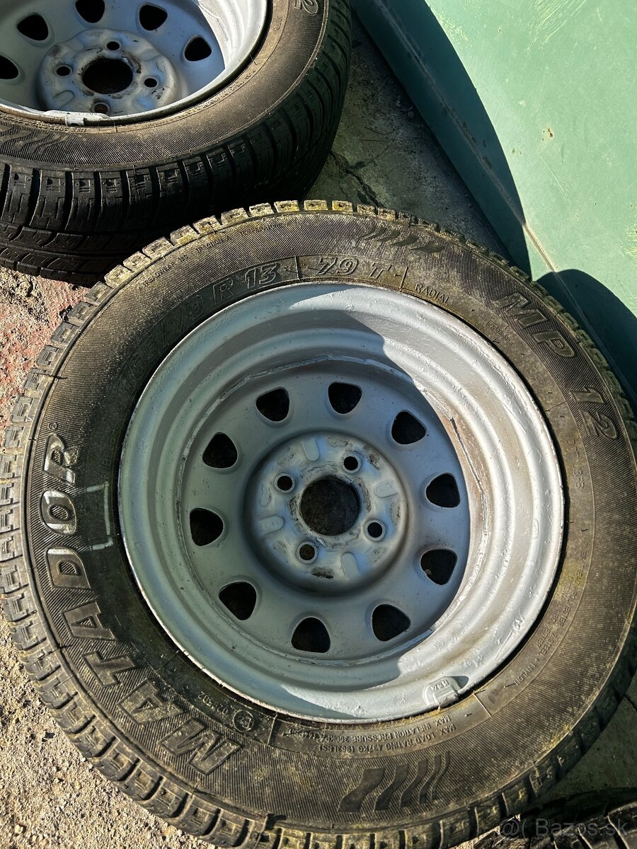 Disky 4x100 r13 plechové - 14