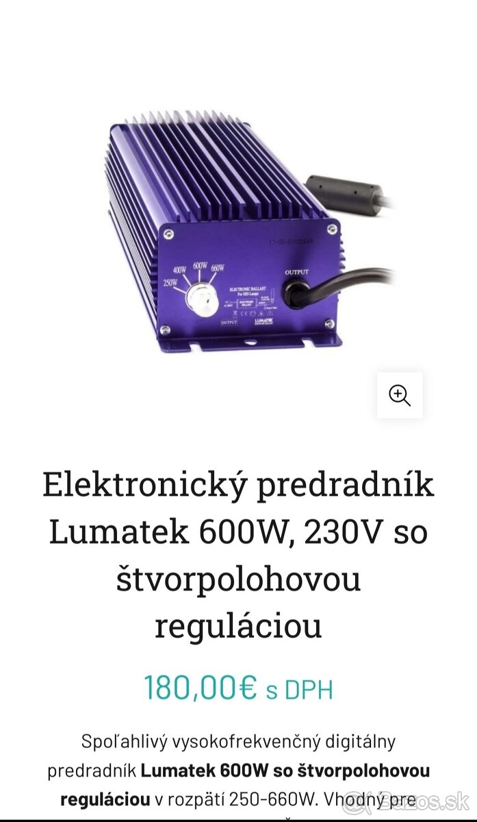 elektronické predradniky rôzne , nové v krabici - 14