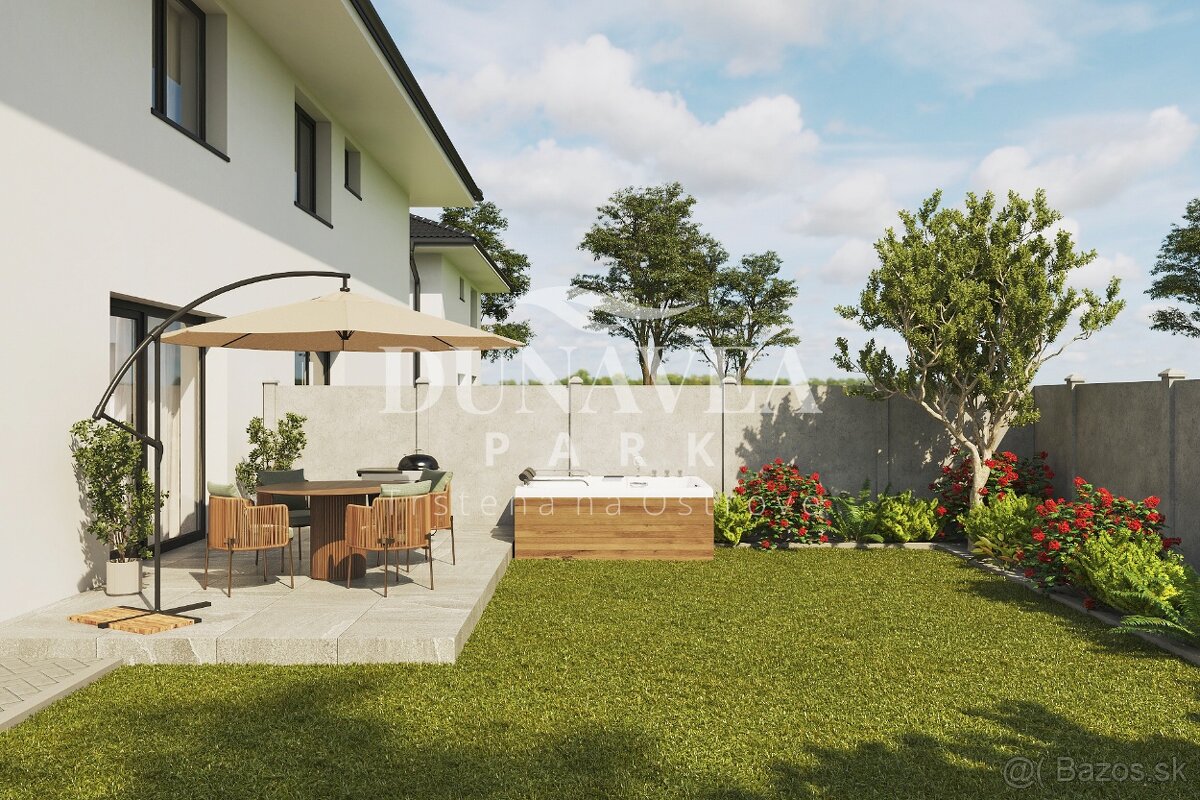 Veľký 3i byt+terasa+záhrada+2xparking,Trstená n/Ostrove,DS - 14