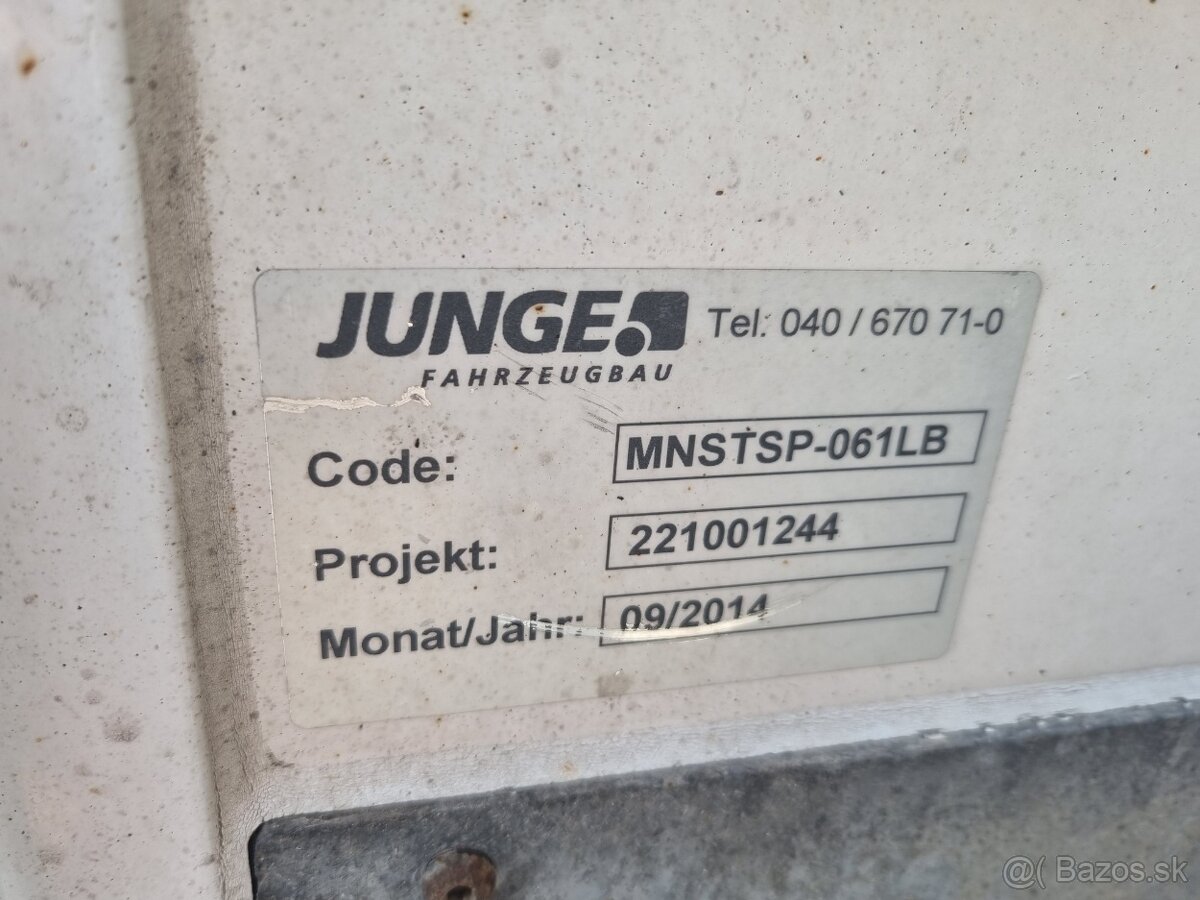 JUNGE MNSTSP-061LB + PLATFORM BAR Cargolift - 14