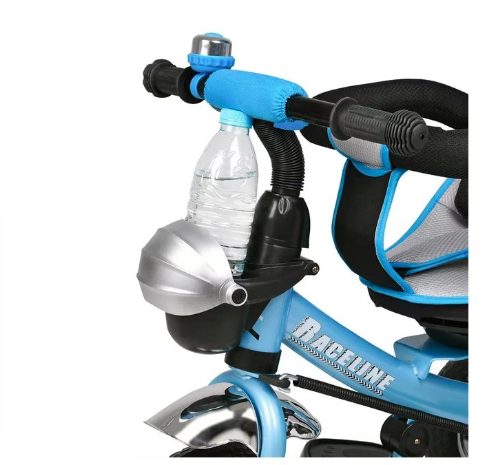 Detská trojkolka so strieškou - ružová a modrá - 14