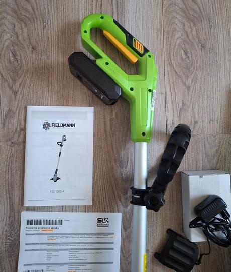 Aku záhradná kosačka strunová Fieldmann FZS 1005-A - 14