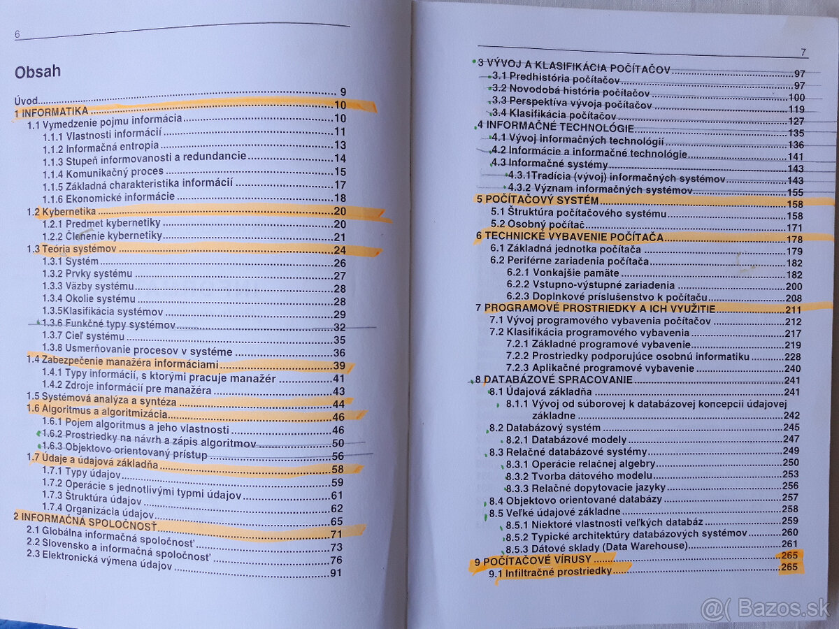 Jedlo ako jed, Preč s bruchom, Informatika, - 14