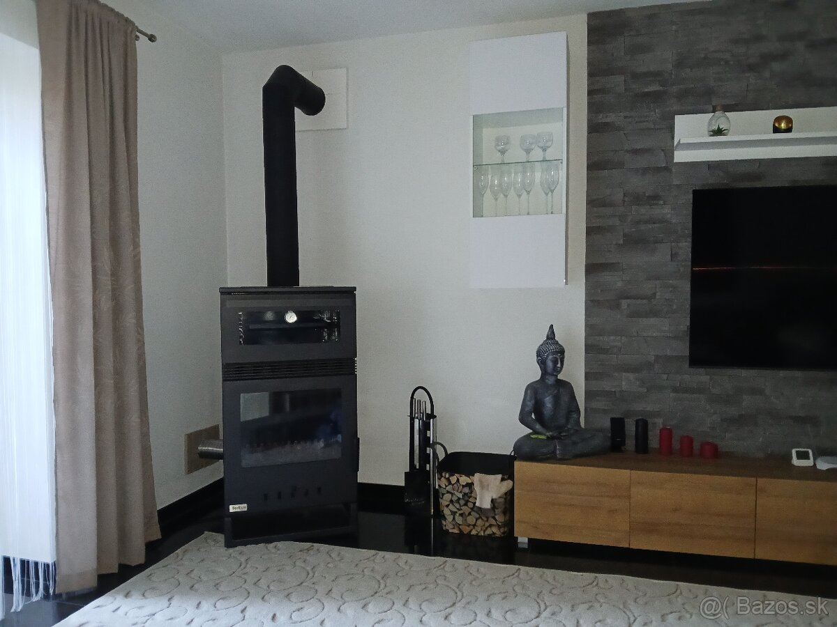 Krbova pec TEBA tk15 s rurou na pecenie - 14