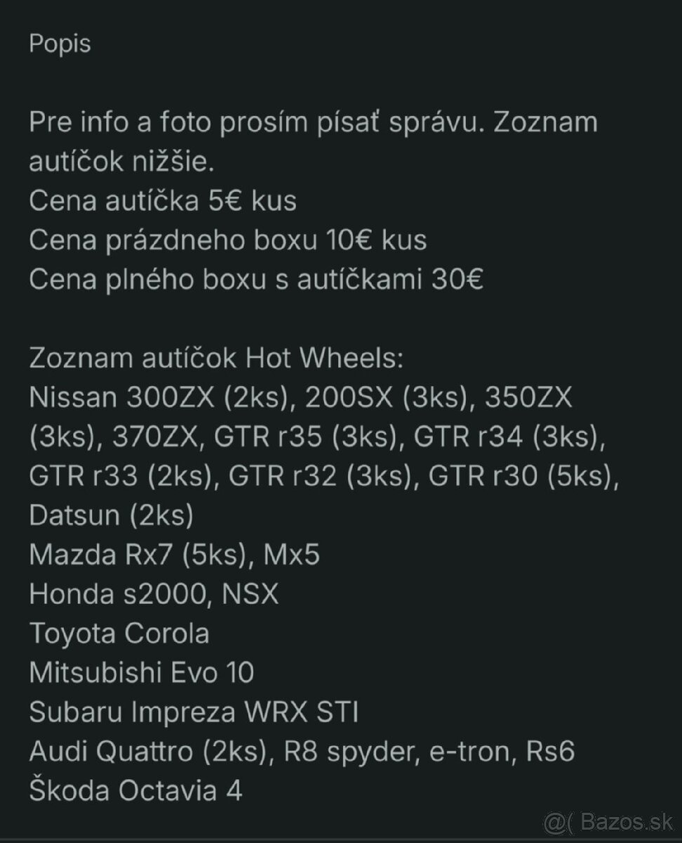 Hotwheels autíčka - 14