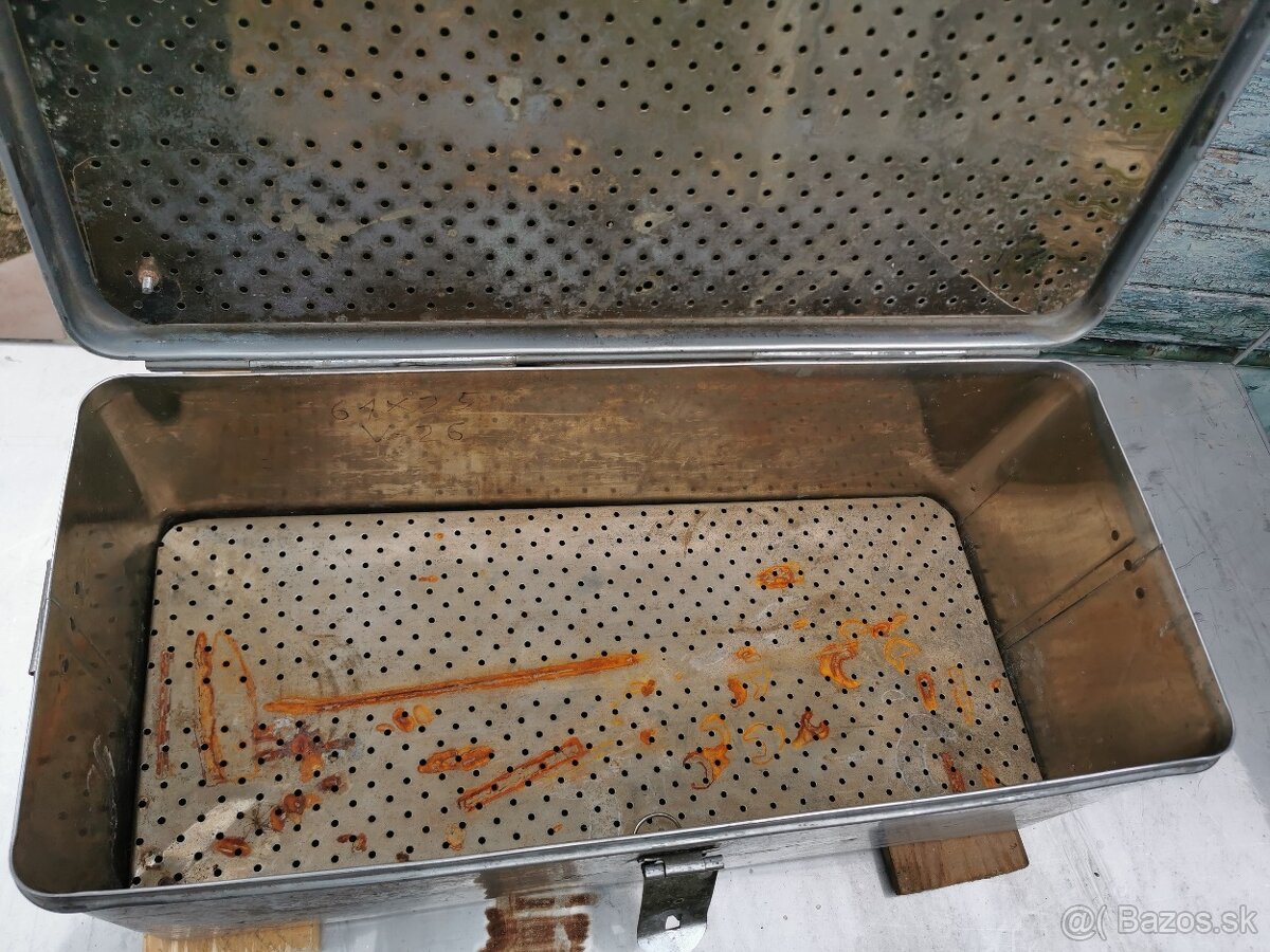 Nerezová lekárska, chirurgická prepravka, skrinka - 14