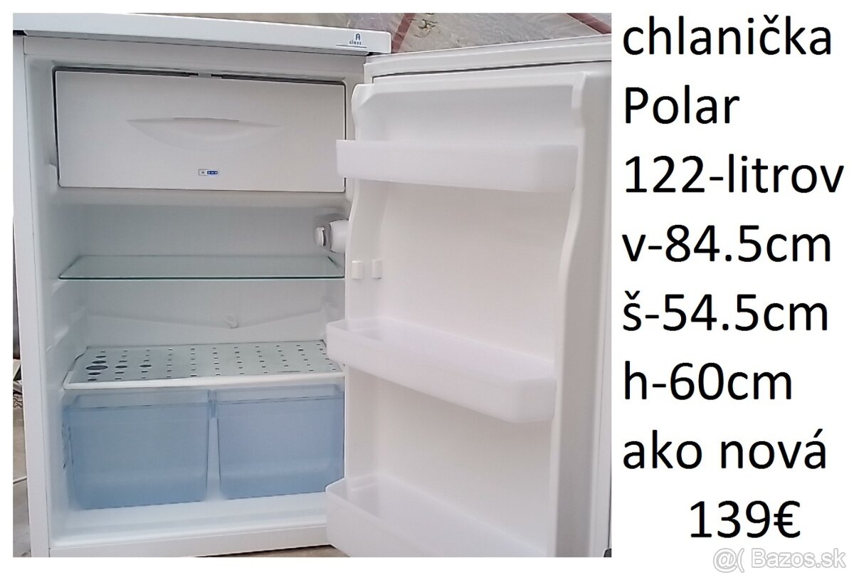 predám chladničku s mrazničkou-nerez aj bielu. - 14