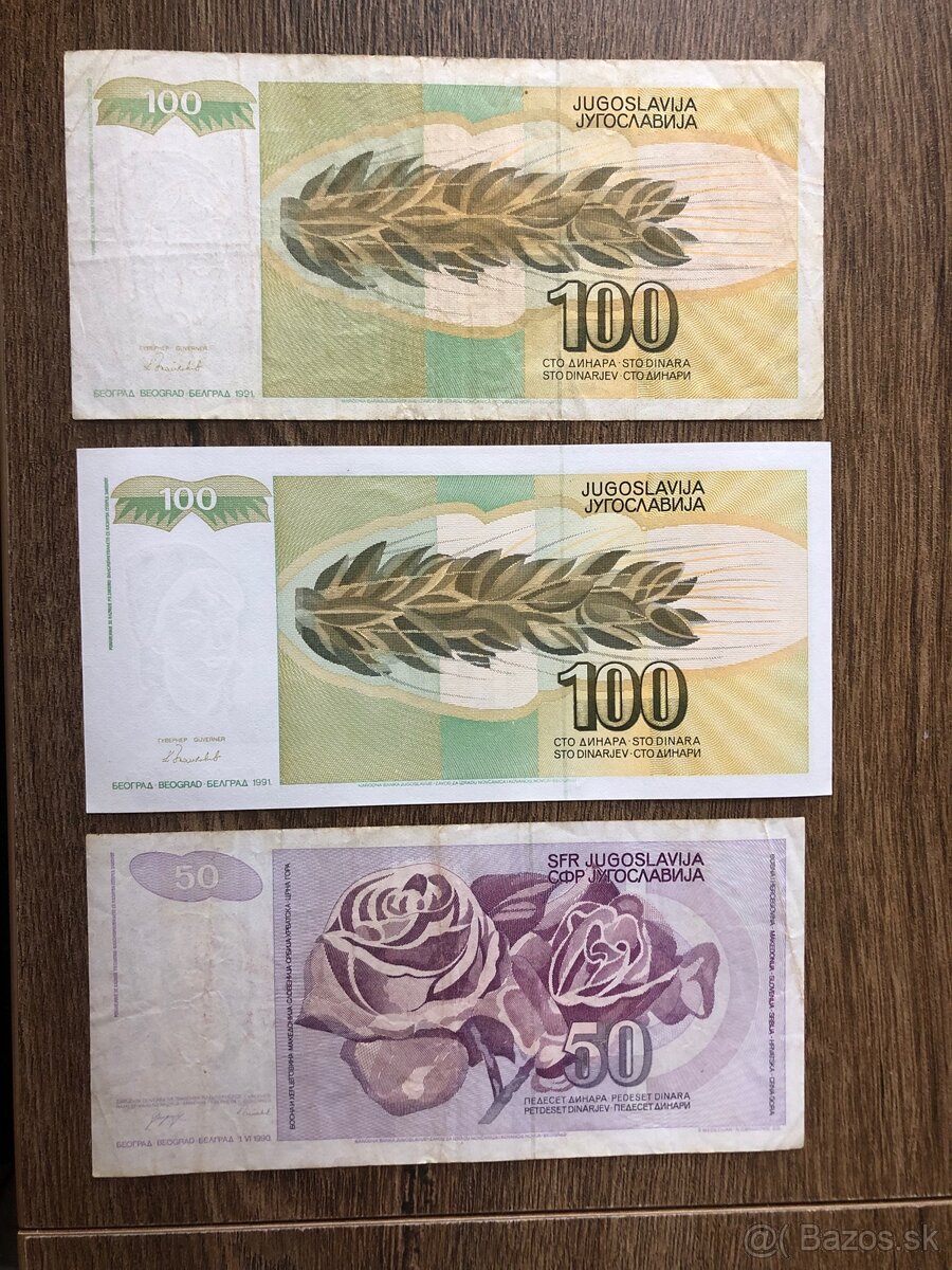 Bankovky JUHOSLAVIA 5 - 14
