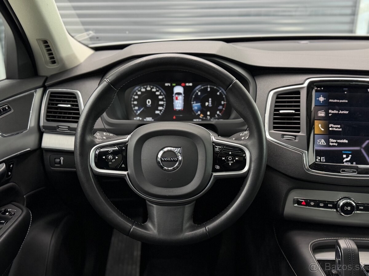 VOLVO XC90 B5 • 2020 • 103 000 km • Biela perleť • 7 miest - 14