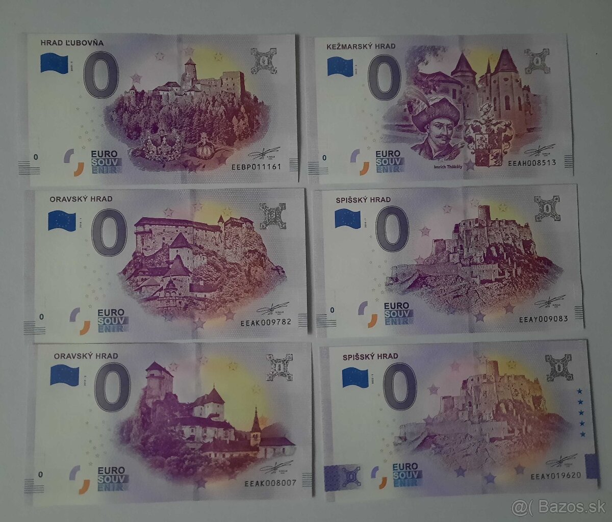 0€ / 0 euro suvenírová bankovka - 14