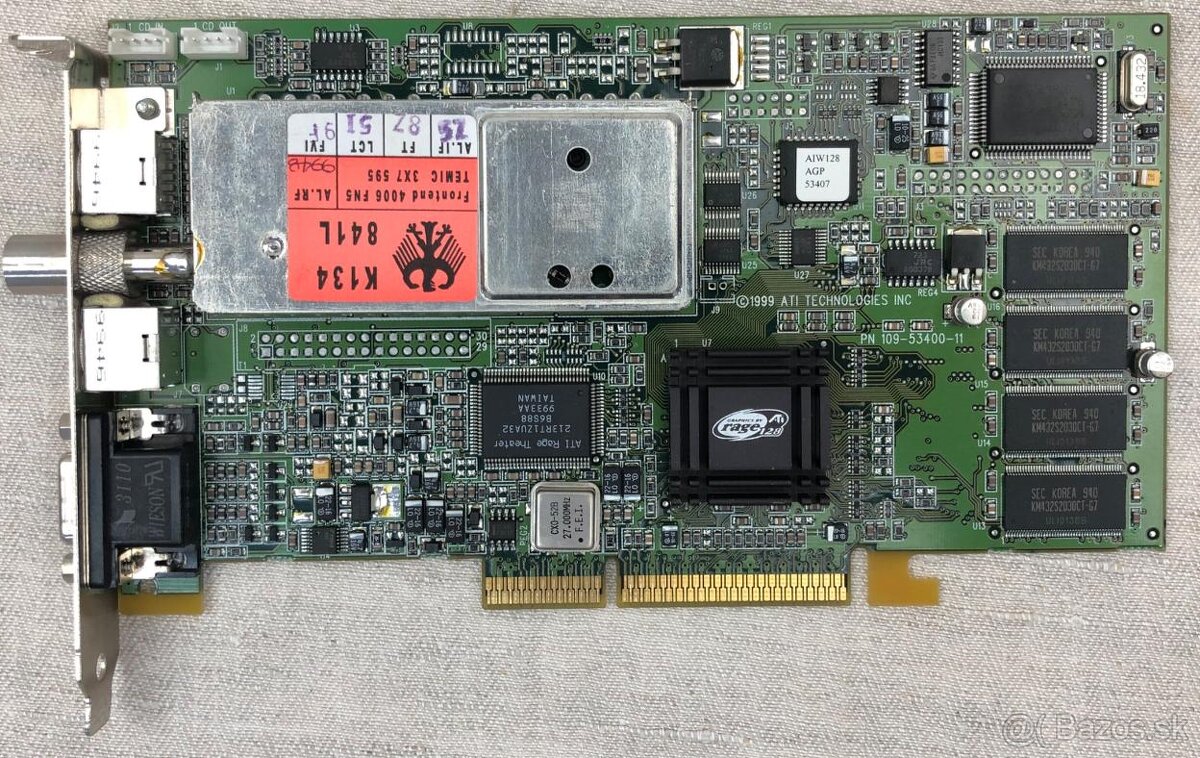 Historicke graficke karty AGP, PCI-E - 14
