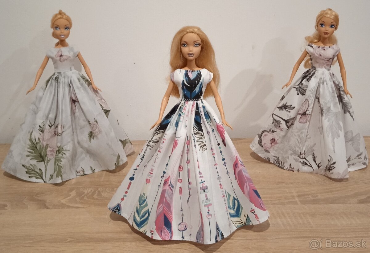 Barbie-dlhe šaty pre Barbie - 14