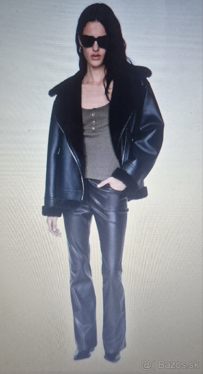 Kožušinková bunda Mango xl - 14