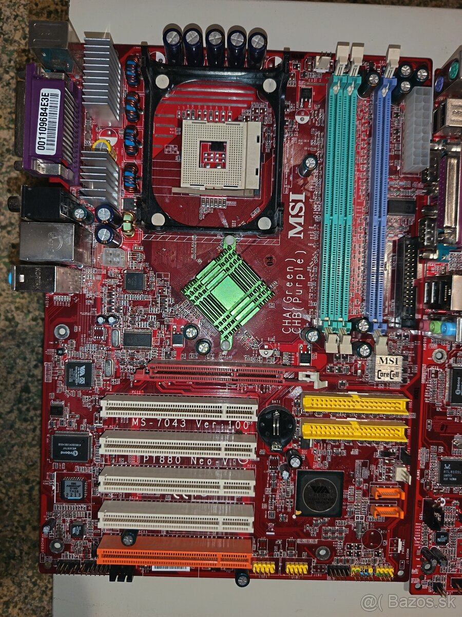 Predám základnu dosku Intel MSI MS-7360 P35 NEO - 14