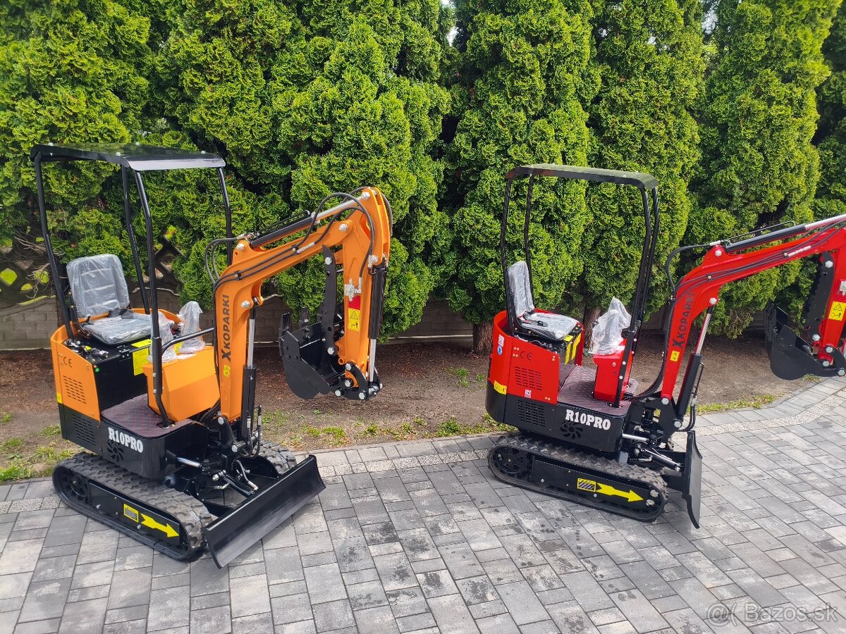 Nový minibager R10PRO 1200kg. - 14