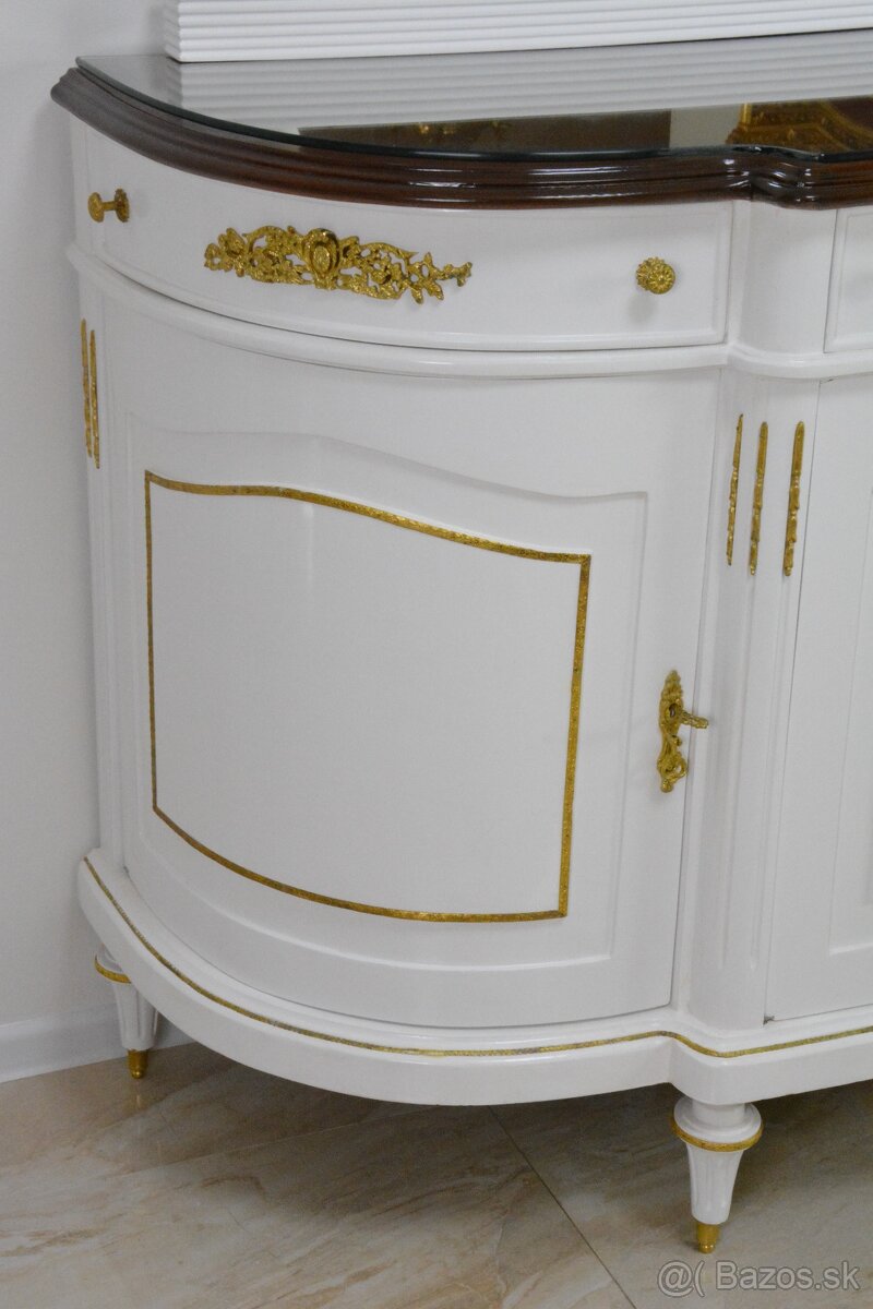 Zámecký jídelní set - 11 částí - zdobený bronzem - 14