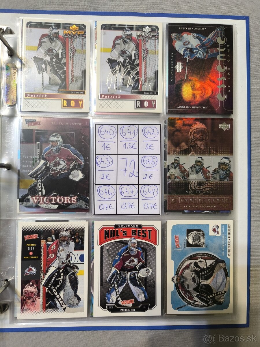 Hokejové kartičky - Patrick Roy 3 - 14