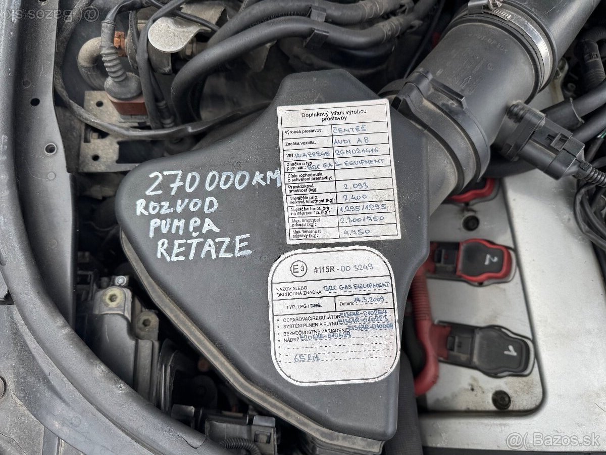 AUDI A8 4.2 V8 MPI, BENZÍN + LPG - 14