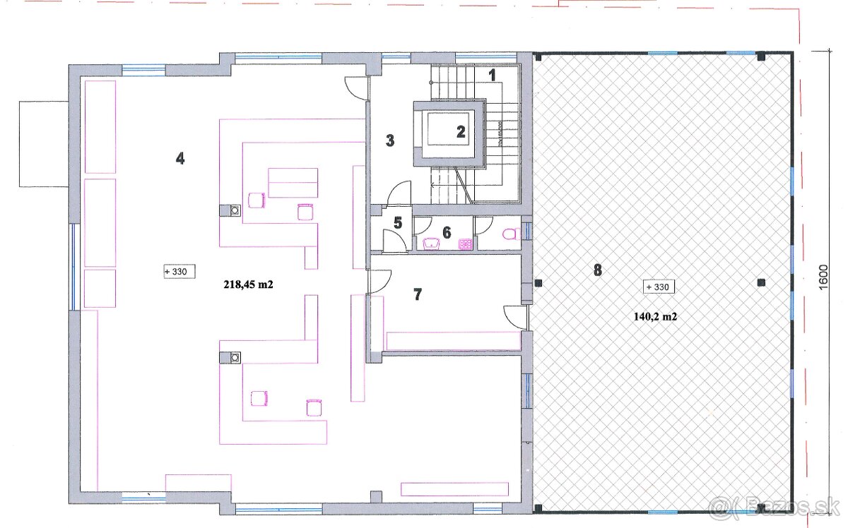 BUDOVA - TOPOĽČANY, obchodná zóna - 14