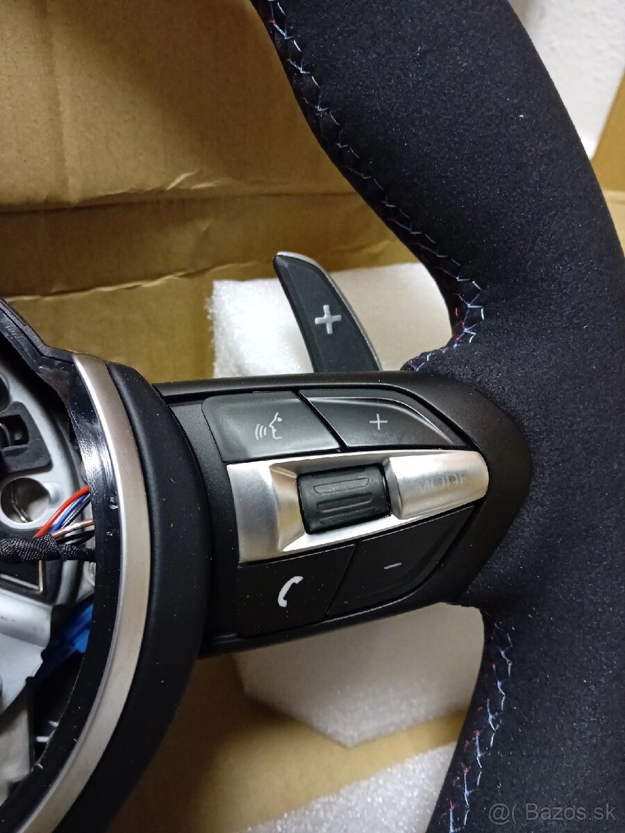 Športový alcantara BMW volant - 14