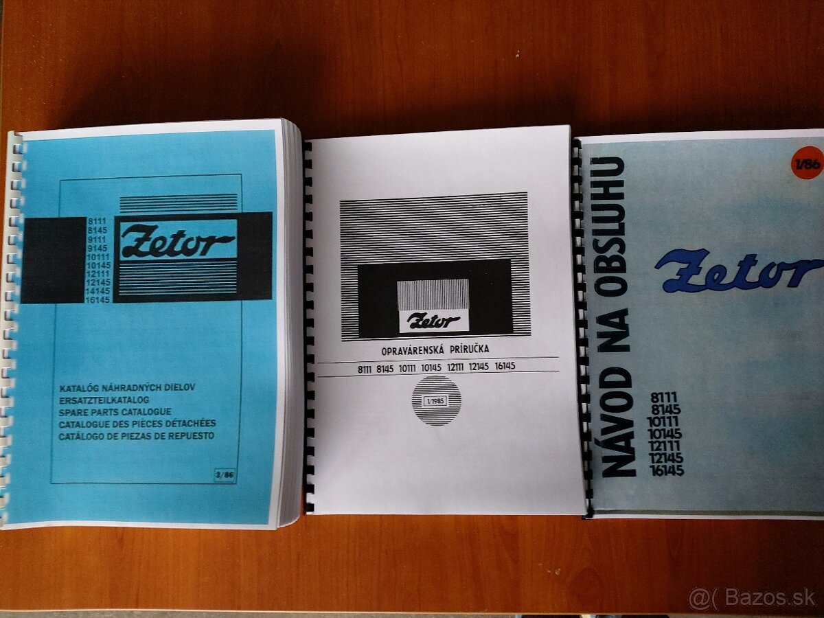 NAJLACNEJŠIE príručky pre Zetor, kombajn a všetky stroje - 14