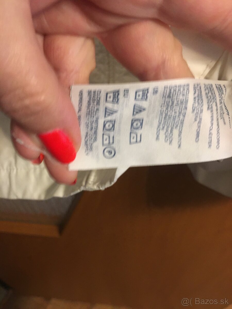 TOMMY HILFIGER originál snehobiela/damska bundicka L - 14