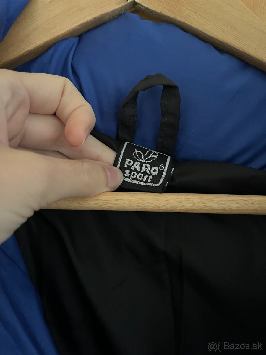 Modrá pánska páperová bunda - 14