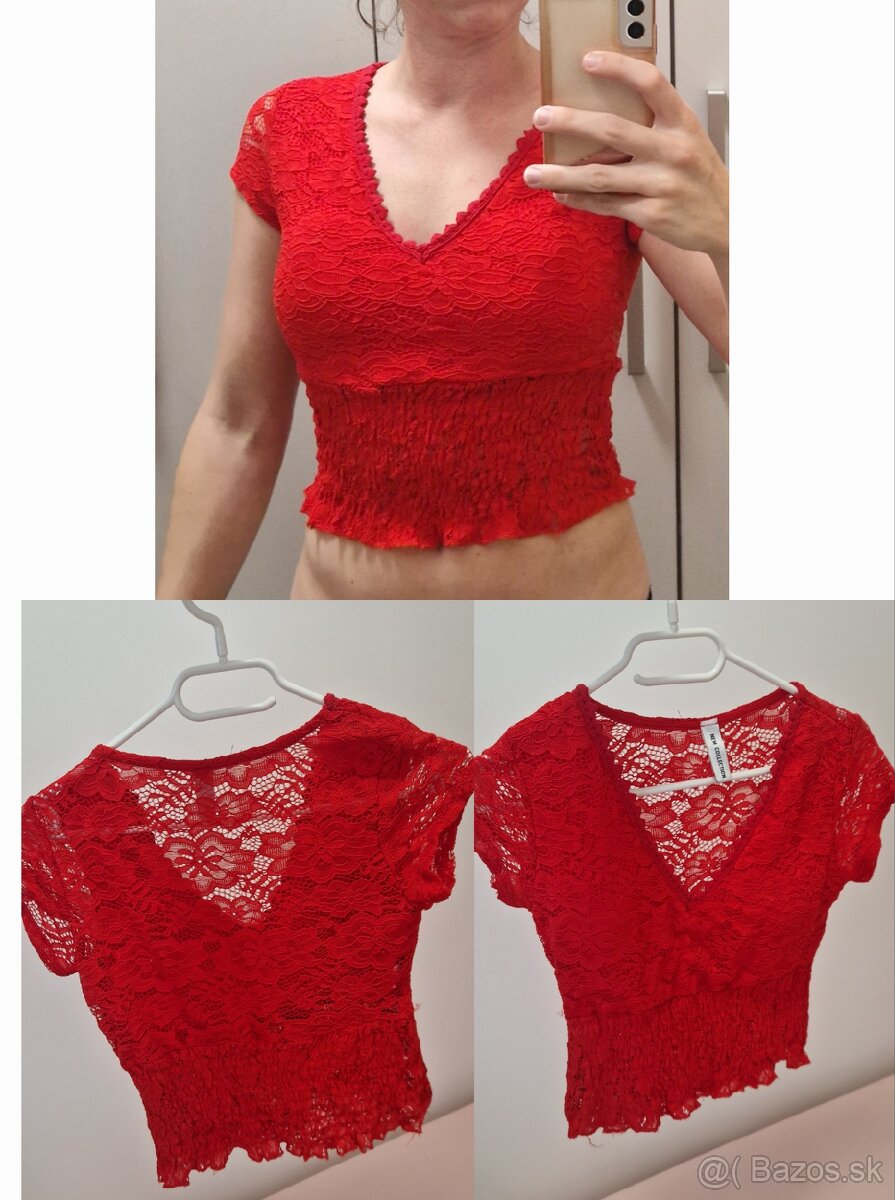 topy, croptopy, tielka, blúzky - 14