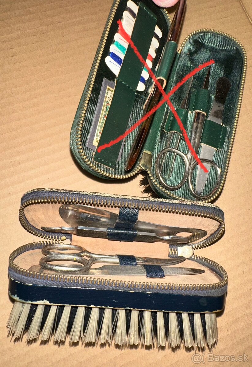 Staré nožíky, mlynčeky, injekcie, lúkoťové kolesá, kefka - 14