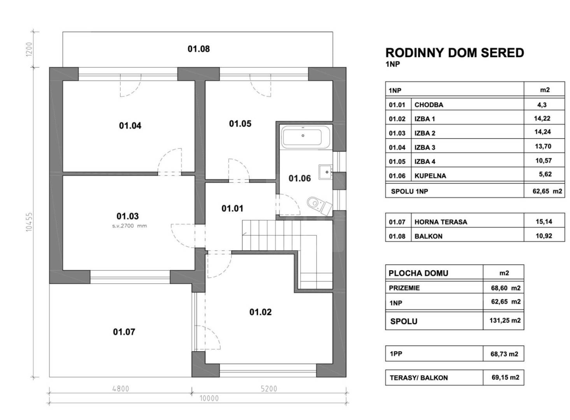 Predáme dom v krásnom prostredí centra Serede - 14