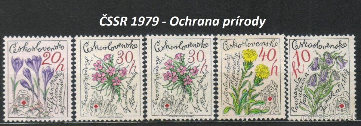 Poštové známky, filatelia: ČSR+ČSSR, slávne série B - 14