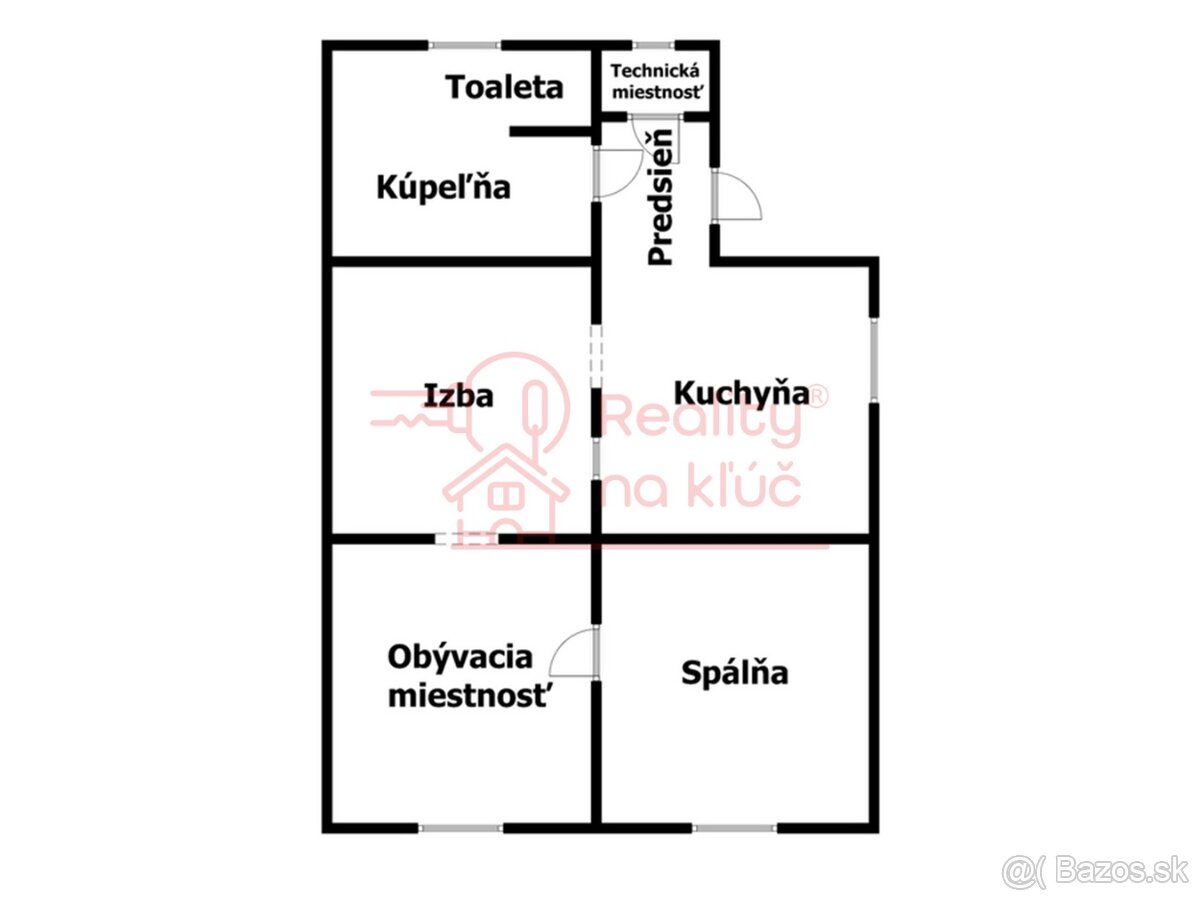 Na predaj krásny 3-izbový rodinný dom v obci Semerovo - 14