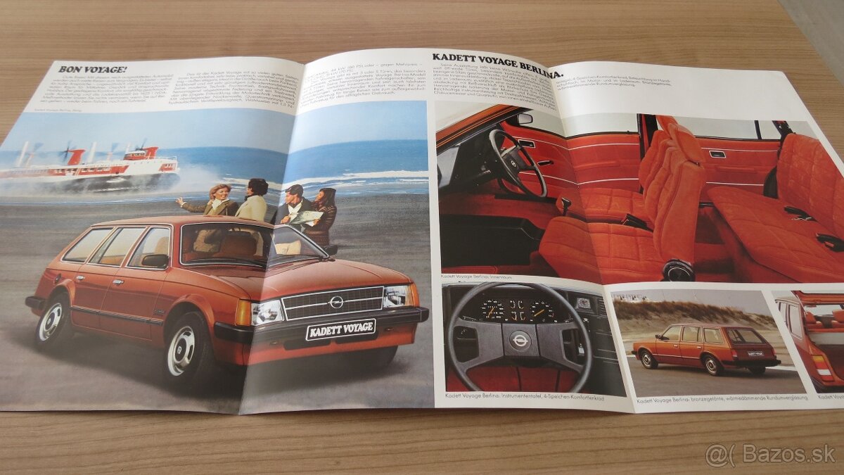 Prospekty Opel Vauxhall GM 60.-90. léta. - 14