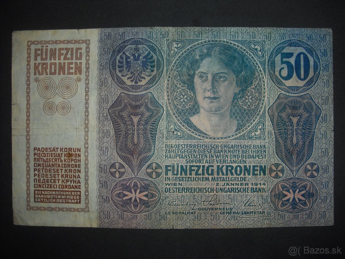 predam Rakusko Uhorske bankovky Kronen Koruny - 14